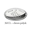 UCHWYT Meblowy 160x20 BEA Rączka Szafek Retro Vintage CHROM Połysk L-128 mm