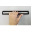 UCHWYT Meblowy 168x35 ASOLA Rączka Szafki Szuflady CZARNY MAT L-128 L-160