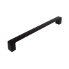 UCHWYT Meblowy 214x17 GAVIA Rączka Szafki Szuflady CZARNY MAT L-192 mm