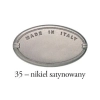 UCHWYT Meblowy 152x24 TONALE Rączka Szafki Szuflady NIKIEL SATYNA L-128 mm