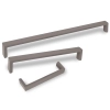 UCHWYT Meblowy 327x16 DEFENCE Relingowy Prosty Minimalizm SZARY L-320
