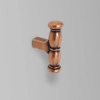 GAŁKA Meblowa 55x15 T-BAR ACCADEMIA Retro Vintage Rączka Uchwyt Stara MIEDŹ