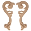 ORNAMENT APLIKACJA Z PYŁU DRZEWNEGO PRAWY F560167P