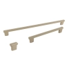 UCHWYT Meblowy Relingowy 177x11 RIVA Ryflowany Modern CHAMPAGNE L-160