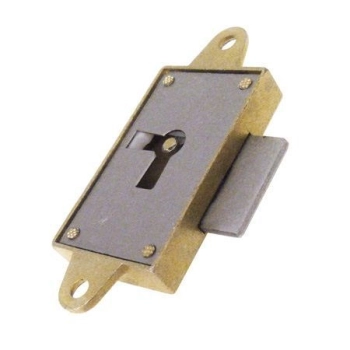 ZAMEK Meblowy na Klucz NAKŁADANY 15 mm LEWY