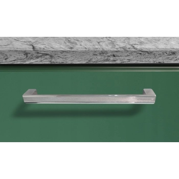 UCHWYT Meblowy 210x16 LERICI Rączka Szafki Radełkowany CHROM Połysk L-192