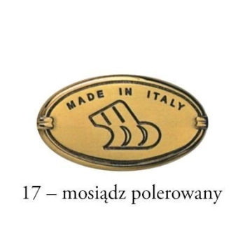 UCHWYT Meblowy Kołatka GILDO Retro Antyczny Vintage ZŁOTY Polerowany 51 mm