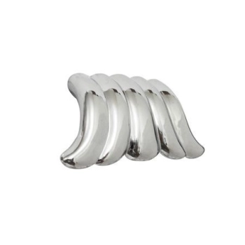 UCHWYT Meblowy CEDRINA Gałka 62x27 Kołatka CHROM Połysk L-32