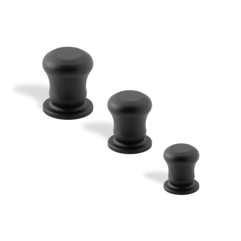 GAŁKA Meblowa 20 mm SCACCO Pionek Szachy Rączka Uchwyt Szafki CZARNY MAT