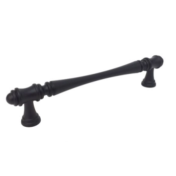 UCHWYT Meblowy 158x14 COLUMNAE Retro Vintage Klasyczny CZARNY Mat L-128