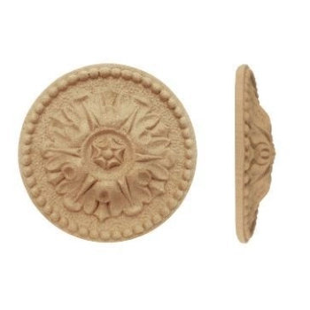 DEKOR Rozeta 140x25 Ornament Ozdobny Detal Dekoracyjny z Pyłu Drzewnego