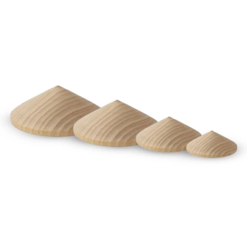 ORNAMENT STOŻEK, PIRAMIDA DREWNIANA ∅ 30XH 12 MM - DR00551