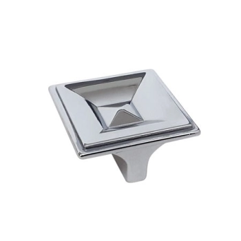 GAŁKA Meblowa 40x40 mm BALTEA Retro Piramida Klasyczna Antyk CHROM Połysk