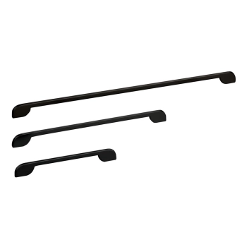 UCHWYT Meblowy 200x8 PORDOI Rączka Smukły Reling CZARNY MAT L-160 L-192