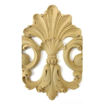 DEKOR 180x320 mm Ornament Ozdobny Ażurowy Panel z Pyłu Drzewnego DIY