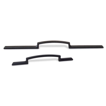 UCHWYT Meblowy 200x10 FALCADE Rączka Szafki Szuflady CZARNY MAT L-160 mm