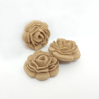 RÓŻA, ORNAMENT KWIATOWY Z PYŁU DRZEWNEGO – F570319
