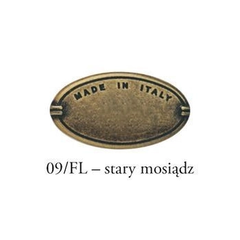 UCHWYT Meblowy 130x25 mm LUGANO Rączka Szafki Klasyczna STARY MOSIĄDZ L-96
