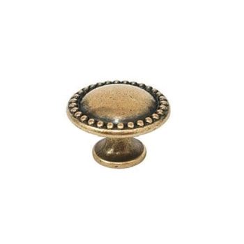 GAŁKA Meblowa 25 mm DINO Retro Vintage Antyk Rączka Uchwyt STARE ZŁOTO