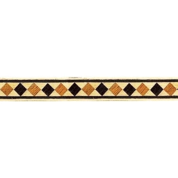 Listwa Dekoracyjna Drewniana Wielogatunkowa 2x10mm 1000mm Intarsja Meble