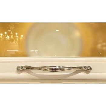 UCHWYT Meblowy 145x14 BAROCCA Retro Klasyczny Antyk CHROM Połysk L-96 L-128