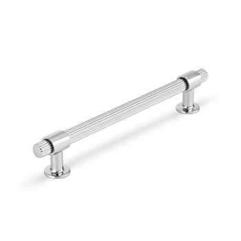 UCHWYT Meblowy 200x12 Rączka Szafki Ritmo Art Deco Ryflowany CHROM L-160