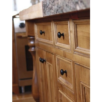 GAŁKA Meblowa 25 mm LEARCO Retro Uchwyt Vintage Rączka CIEMNY BRĄZ