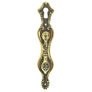 GAŁKA Meblowa 28x128 Pionowa z otworem Uchwyt Kołatka Rączka Stare Złoto