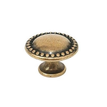 GAŁKA Meblowa 30 mm DINO Retro Vintage Antyk Rączka Uchwyt STARE ZŁOTO