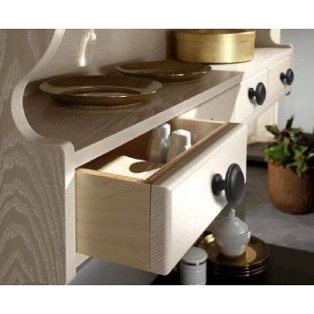 GAŁKA Meblowa 30 mm GINO Retro Vintage Antyk Rączka Uchwyt Czarny Matowy