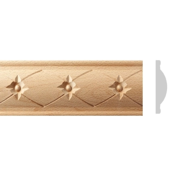 Listwa rzeźbiona 60x15x1200 mm