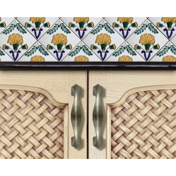 UCHWYT Meblowy NOVECENTO 141x24 Klasyczny Rączka STAL Szczotkowana L-96 mm