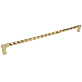 UCHWYT Meblowy 330x10 VITRUVIO Relingowy Designerski Rączka ZŁOTY L-320 mm