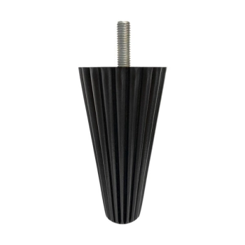 NÓŻKA Meblowa 120x65 Drewniana Ryflowana Wkręcana do Mebli Noga Drewno BUK