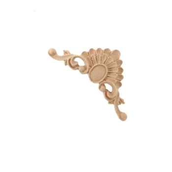 ORNAMENT NAROŻNIK Z PYŁU DRZEWNEGO, MINI F570233