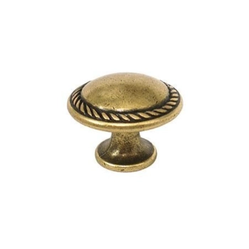 GAŁKA Meblowa 30 mm NEREO Retro Vintage Antyk Rączka Uchwyt STARE ZŁOTO