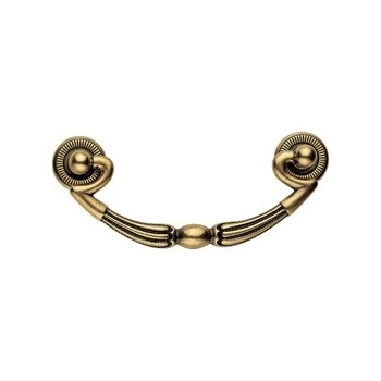 UCHWYT Meblowy GOCCIA Ruchomy Vintage Retro Stare Złoto L-96 mm