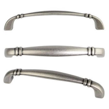 UCHWYT Meblowy ARDEA 142x15 Retro Klasyczny Rączka Stara Stal L-128 mm