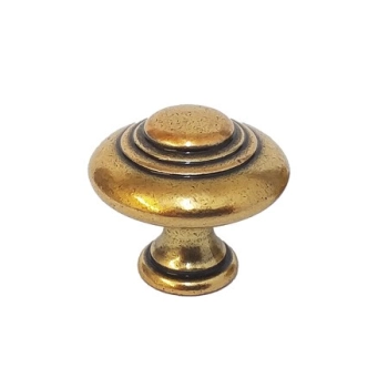 GAŁKA Meblowa 30 mm Rączka RIALTO Uchwyt Szafki Retro Antyk STARE ZŁOTO