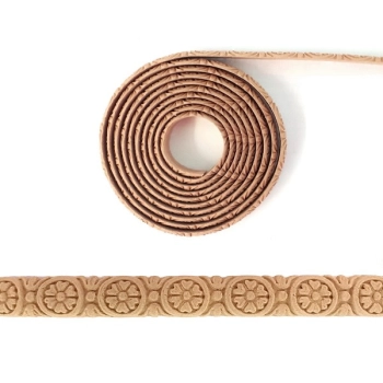 DEKOR Listwa w Rolce 2150x14 mm do Frontów Ozdobne Wzorki z Pyłu Drzewnego