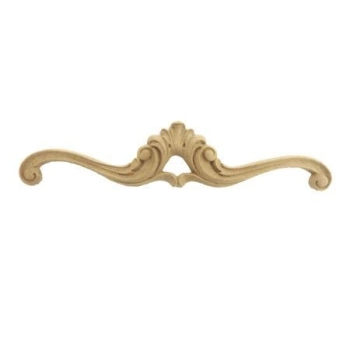 DEKOR 210x45 mm Ornament Ozdobny Dekoracyjny Sztukateria Pył Drzewny DIY