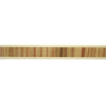Listwa Dekoracyjna Drewniana Wielogatunkowa 2,5x7mm 1000mm Intarsja Wzór