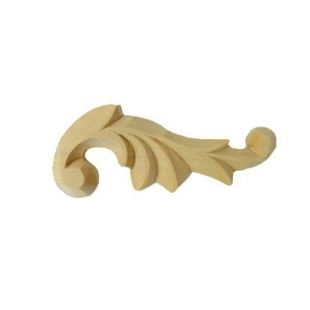 ORNAMENT, DEKOR DREWNIANY RĘCZNIE RZEŹBIONY PRAWY WY00023P