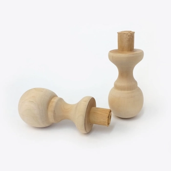 NOGA, NÓŻKA DREWNIANA MEBLOWA ∅ 52 X H 95 MM - WY00859