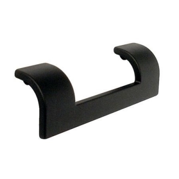 UCHWYT Meblowy 123x36 mm AVERNO Rączka Szafki Retro CZARNY L-96 mm