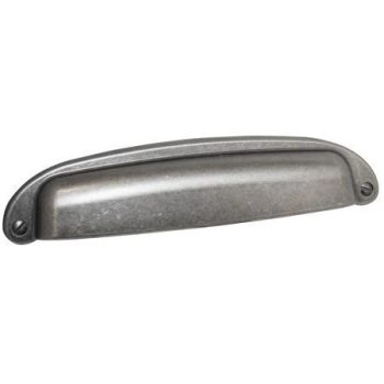 UCHWYT Meblowy MUSZELKA Szeroka GRANDE 162x37 Rączka Szafki Stara STAL L-96