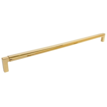 UCHWYT Meblowy 328x17 KEPLERO Relingowy Designerski Rączka ZŁOTY L-320 mm