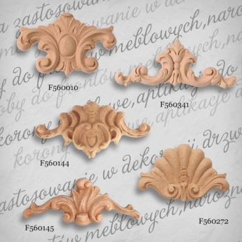 ORNAMENT DEKOR Z PYŁU DRZEWNEGO F560144
