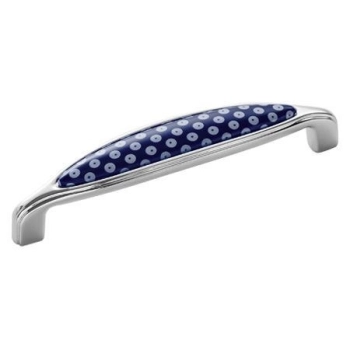 UCHWYT Meblowy Ceramiczny 144x27 COSMOPOLITAN Klasyczny CHROM Połysk L-128