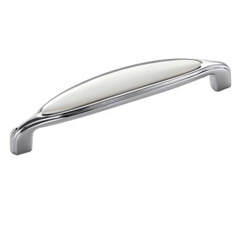 UCHWYT Meblowy Ceramiczny 144x27 COSMOPOLITAN Klasyczny CHROM Połysk L-128